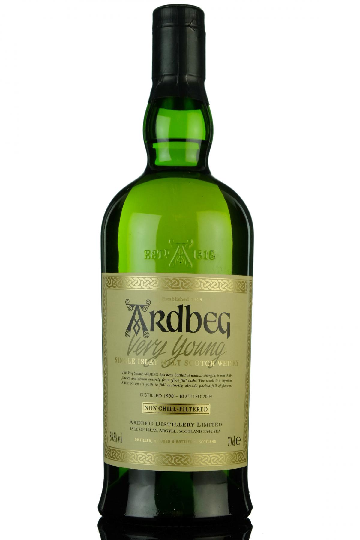 Ardbeg 1998-2004 - Very Young