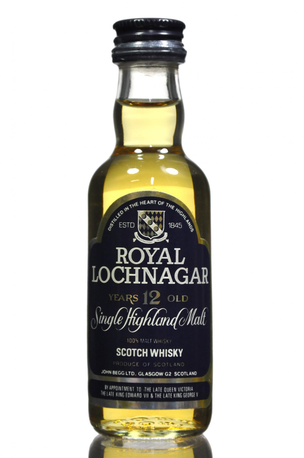 Royal Lochnagar 12 Year Old Miniature