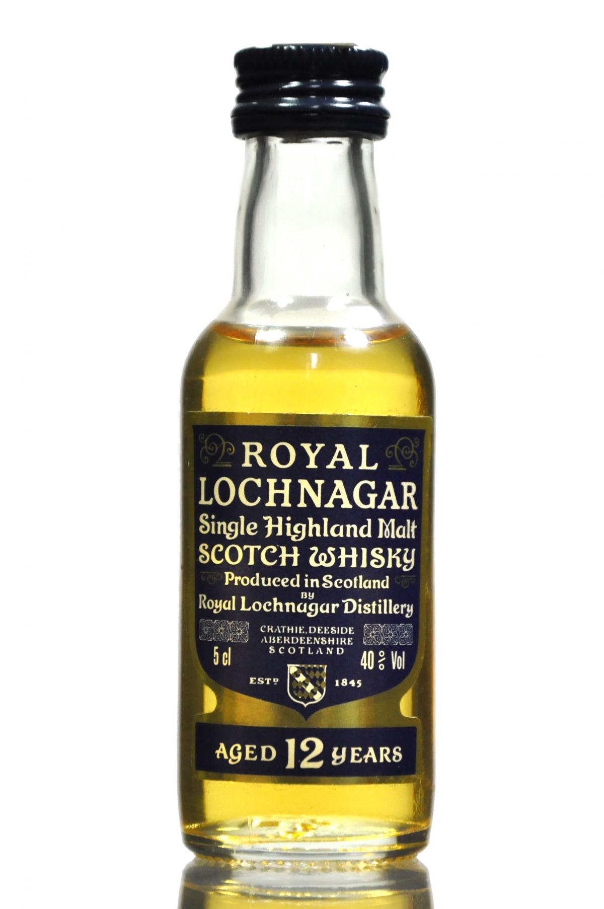 Royal Lochnagar 12 Year Old Miniature