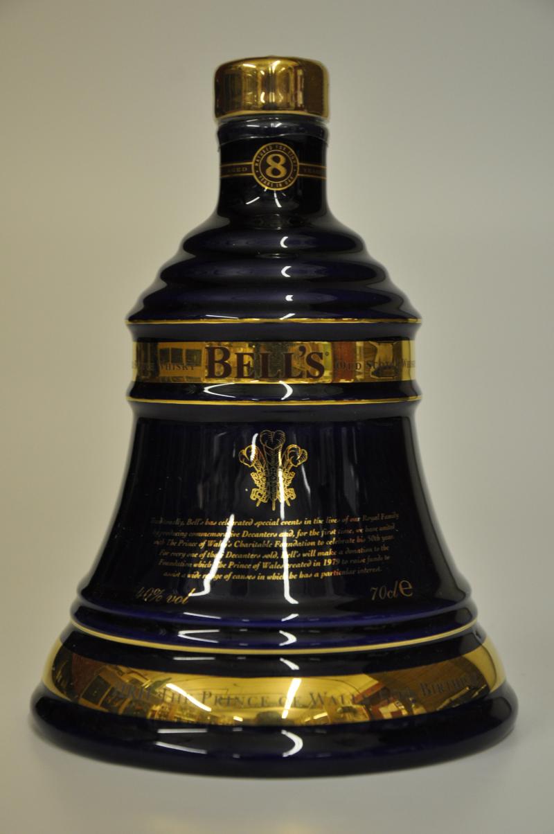 Bells Prince Of Wales 50th Birthday 1948-1998 - Ceramic Decanter