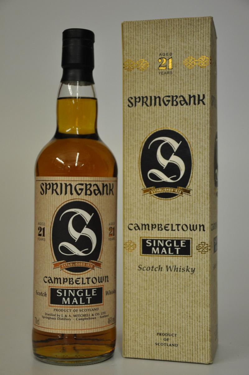 Springbank 21 Year Old - Circa 2000s