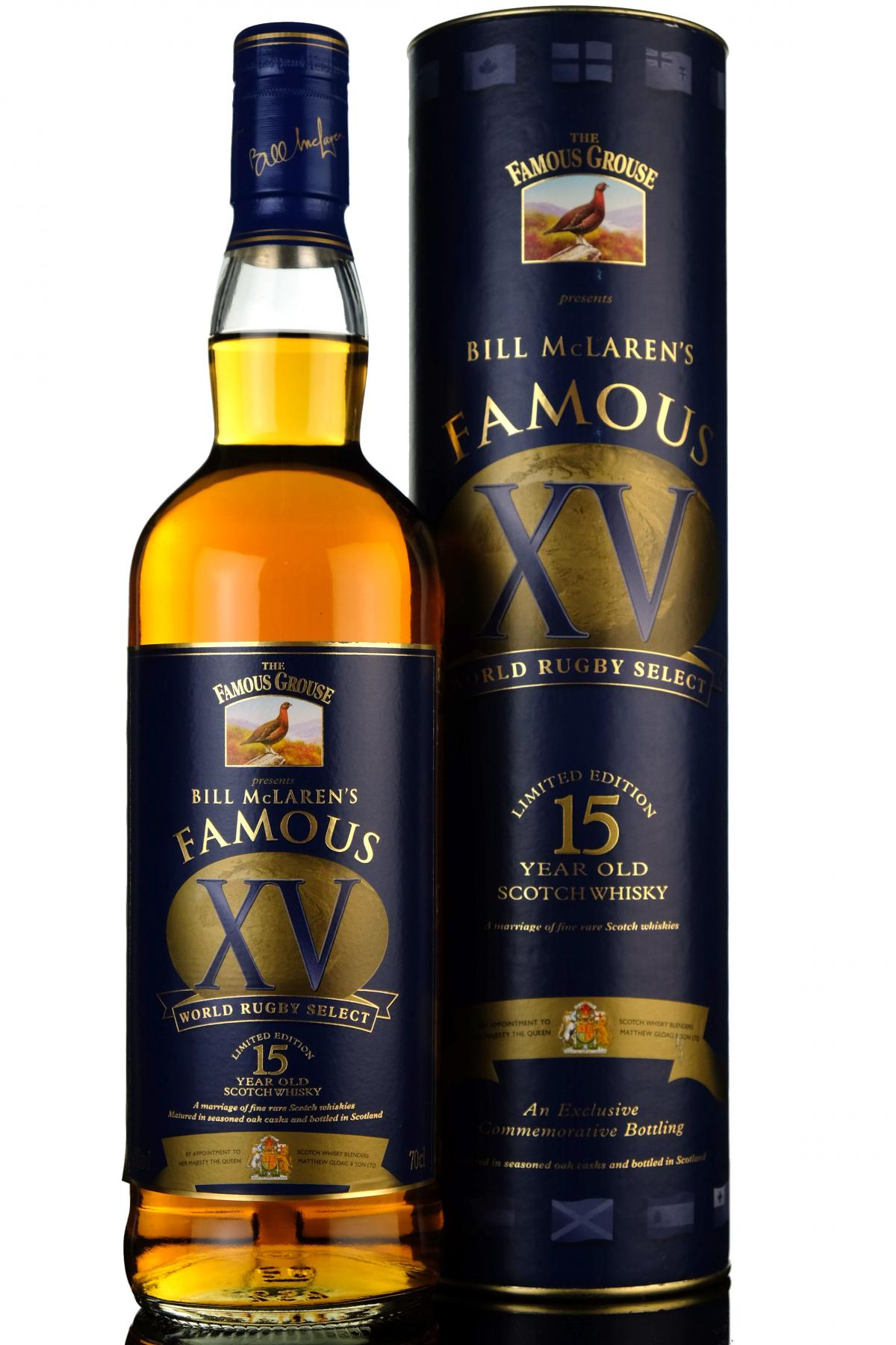 Famous Grouse 15 Year Old - Bill McLarens XV World Rugby Select