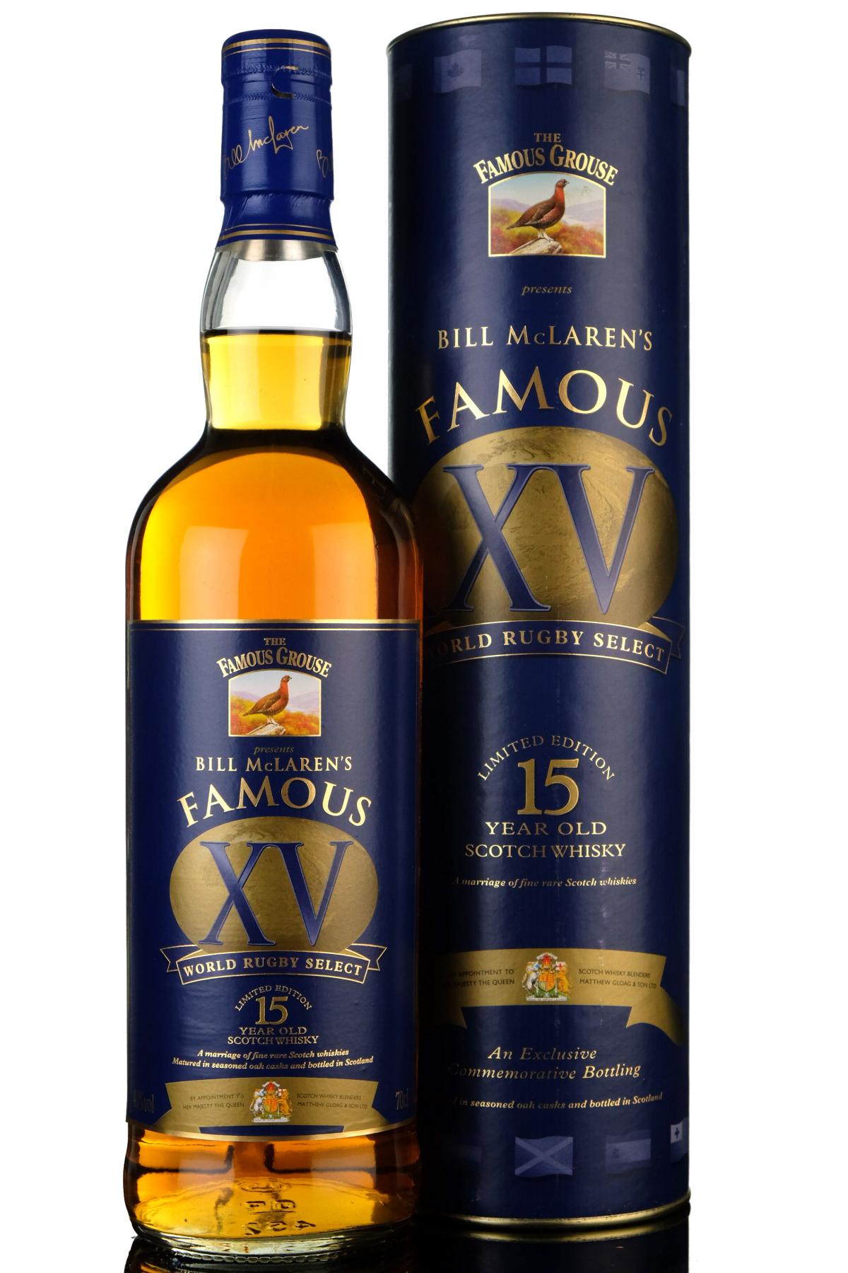 Famous Grouse 15 Year Old - Bill McLarens XV World Rugby Select