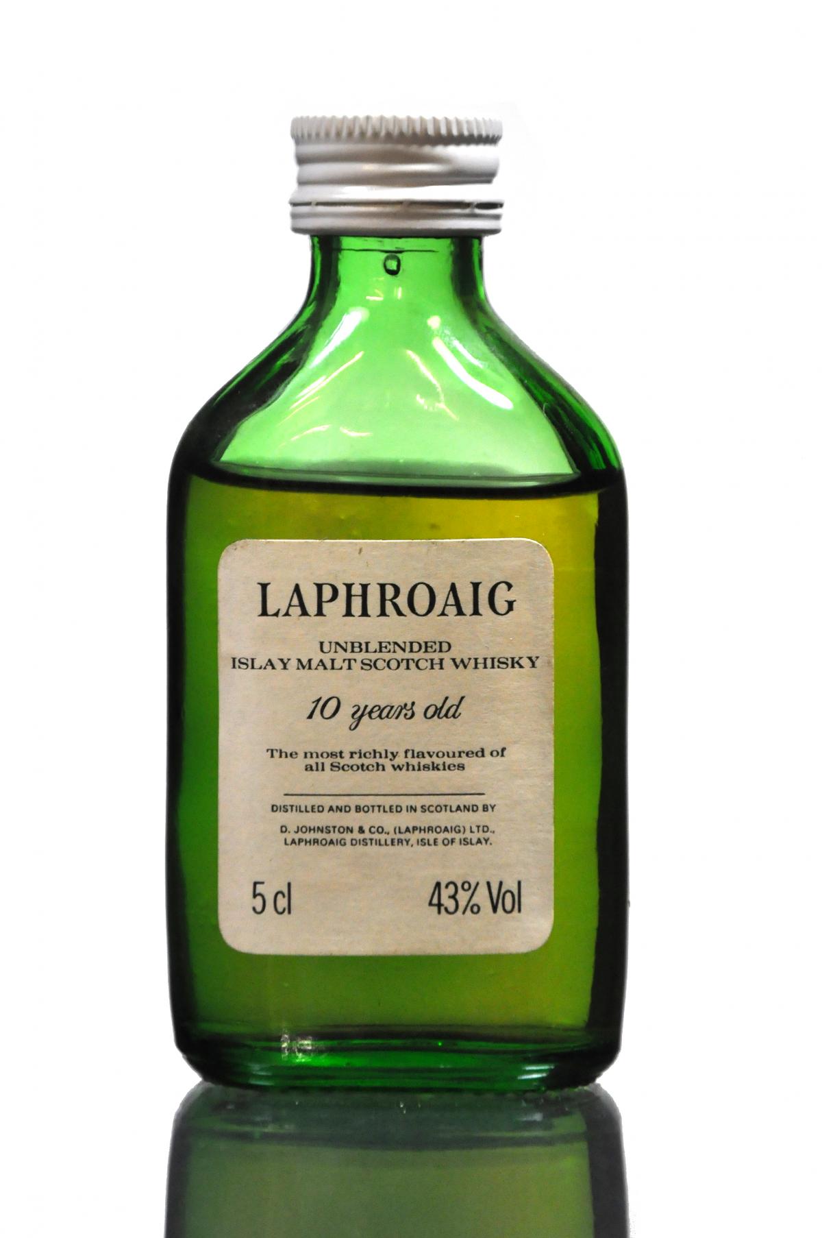 Laphroaig 10 Year Old Miniature