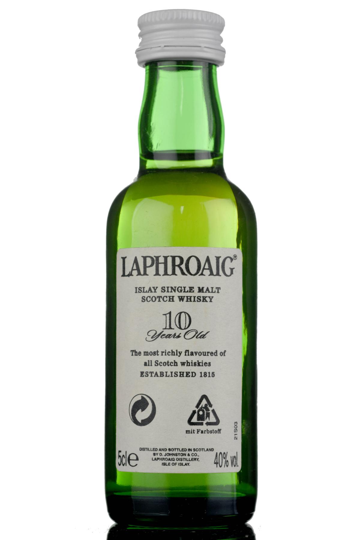 Laphroaig 10 Year Old Miniature