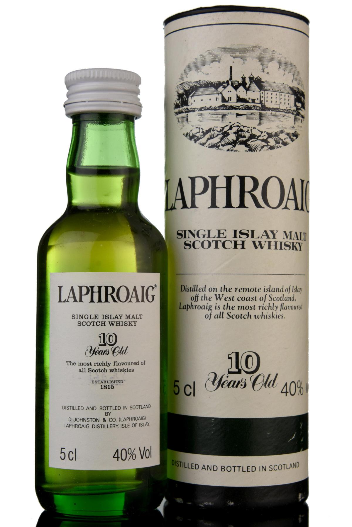 Laphroaig 10 Year Old Miniature