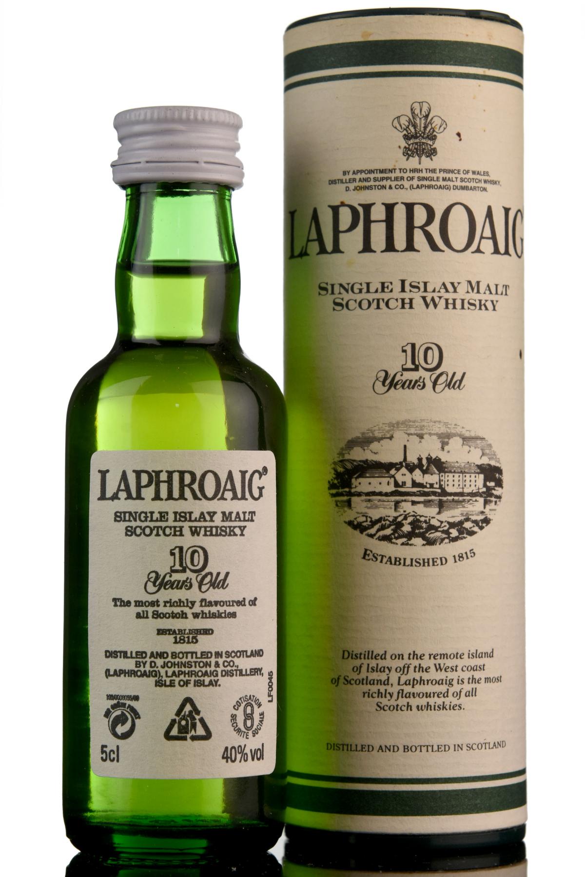 Laphroaig 10 Year Old Miniature