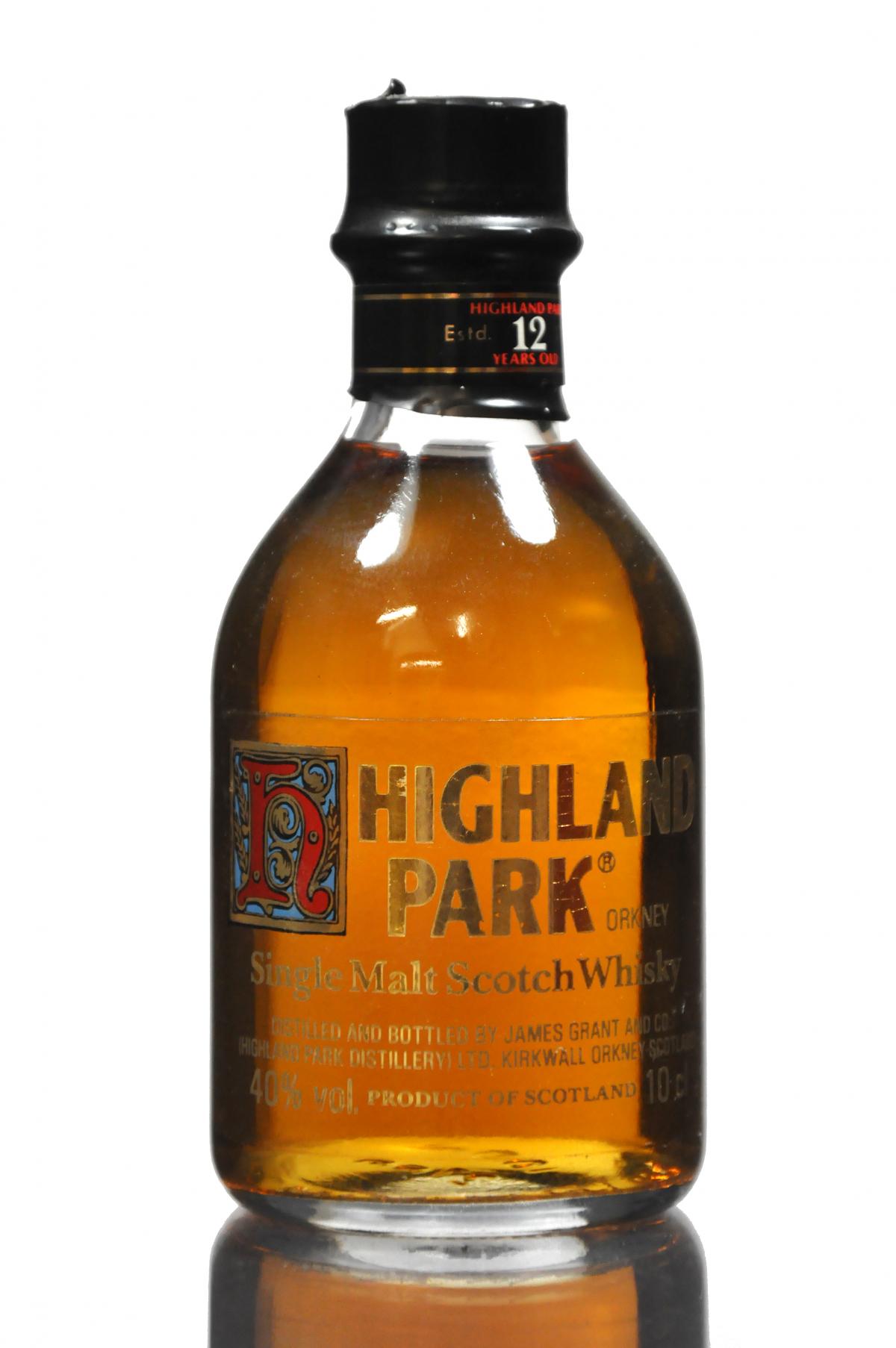 Highland Park 12 Year Old 10cl