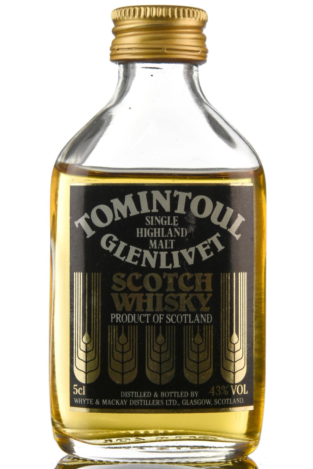 Tomintoul-Glenlivet Miniature