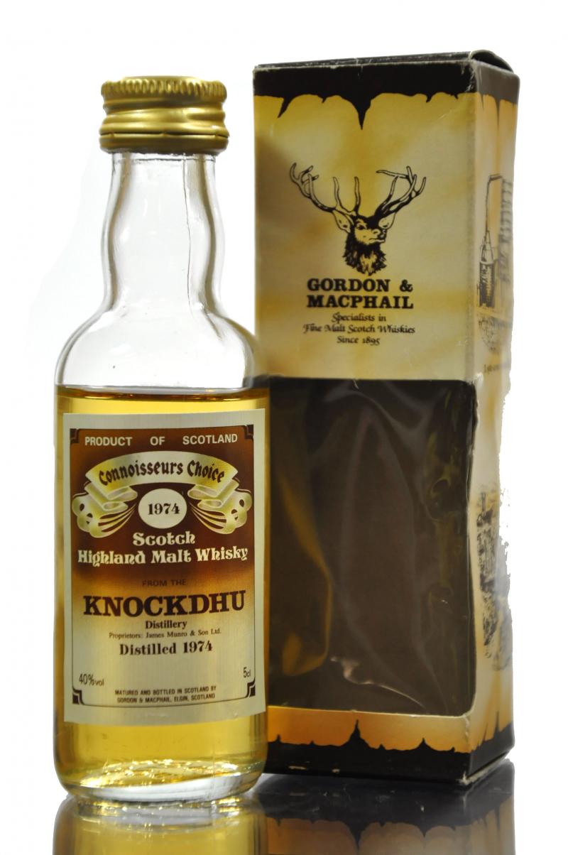 Knockdhu 1974 - Connoisseurs Choice Miniature