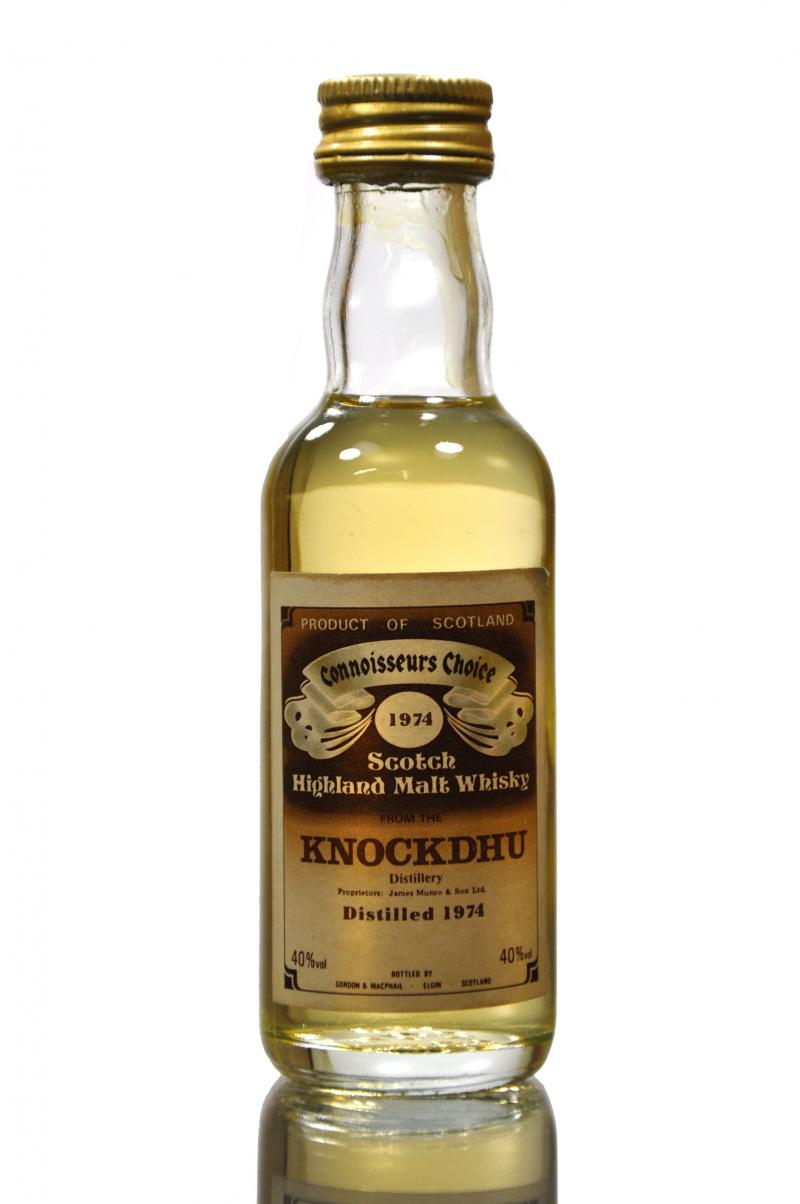 Knockdhu 1974 - Connoisseurs Choice Miniature