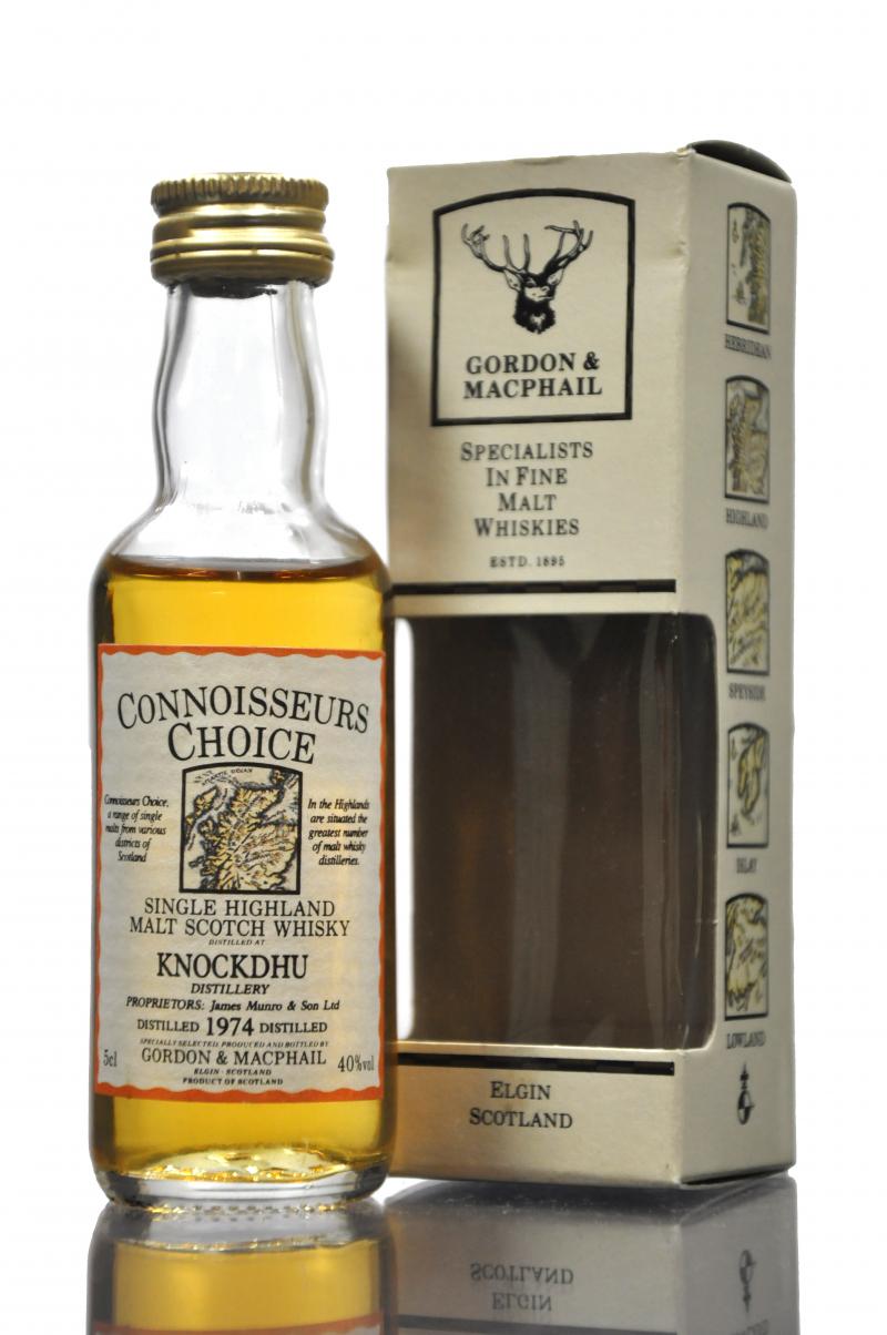 Knockdhu 1974 - Connoisseurs Choice Miniature