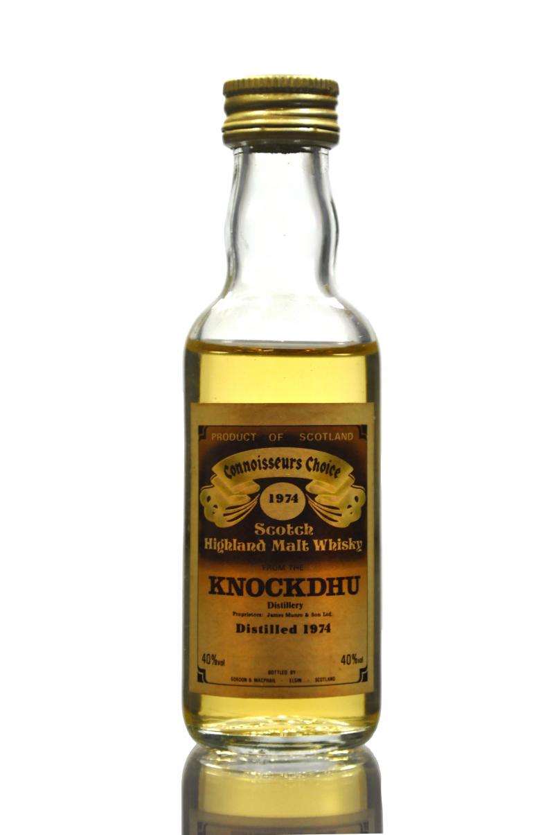 Knockdhu 1974 - Connoisseurs Choice Miniature