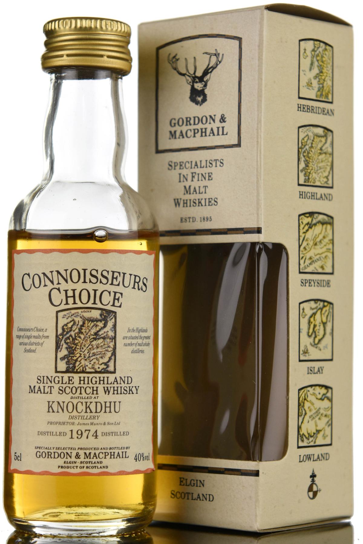 Knockdhu 1974 - Connoisseurs Choice Miniature