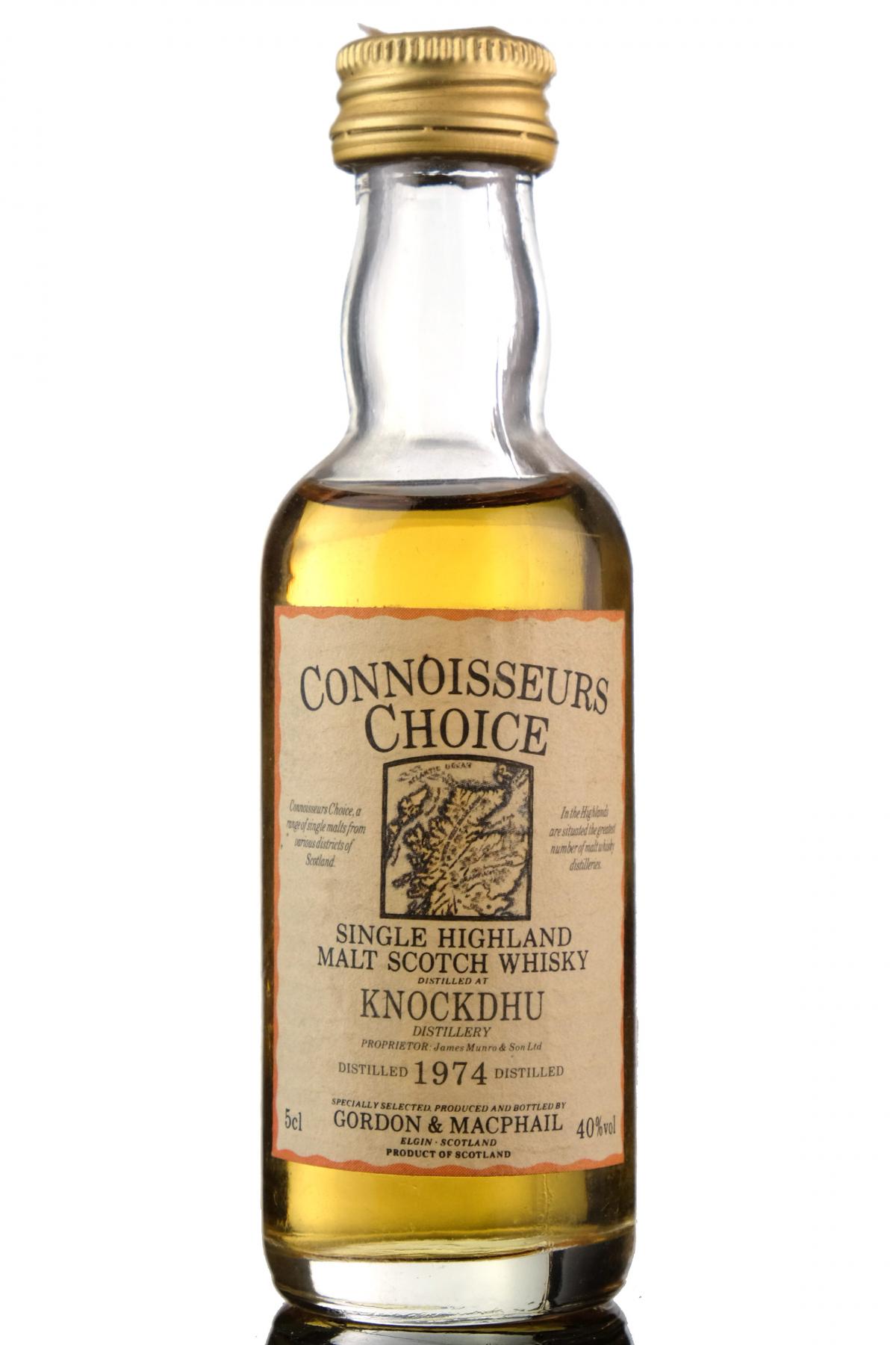 Knockdhu 1974 - Connoisseurs Choice Miniature