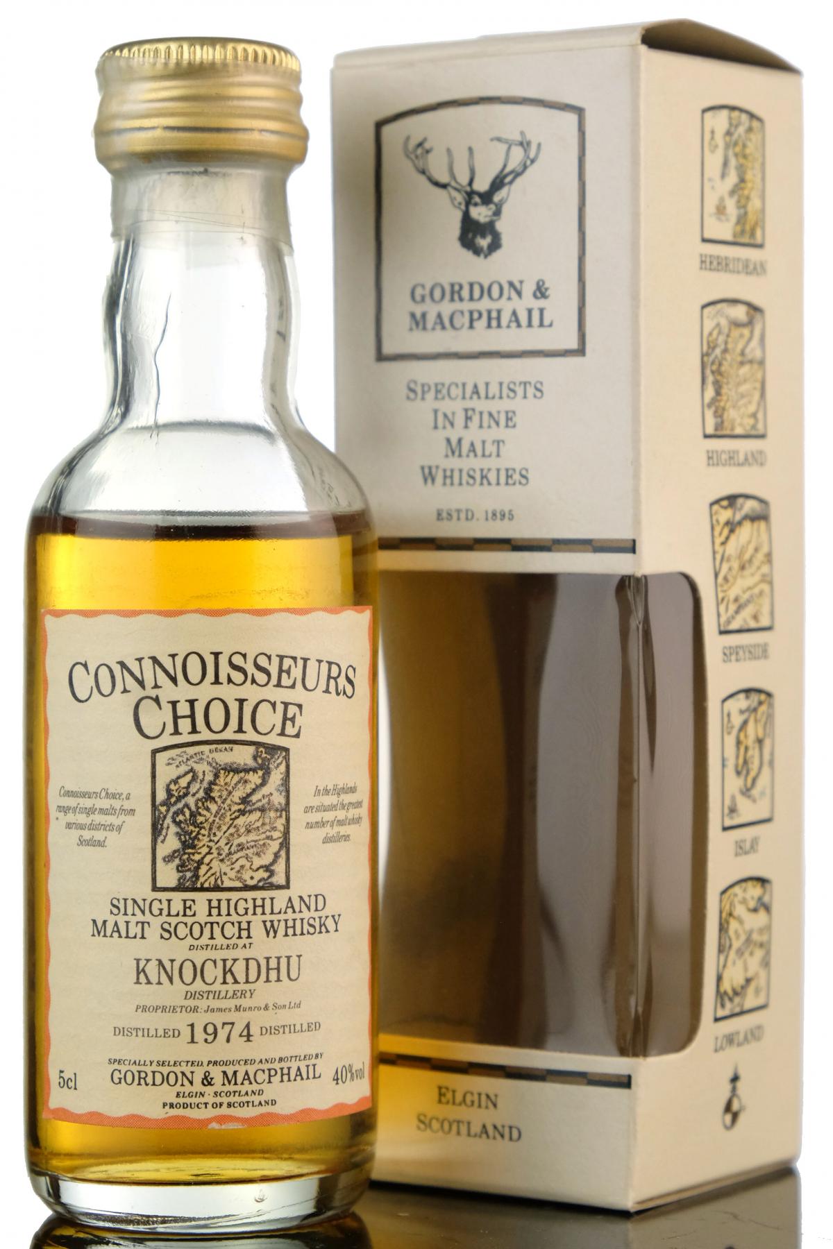 Knockdhu 1974 - Connoisseurs Choice Miniature