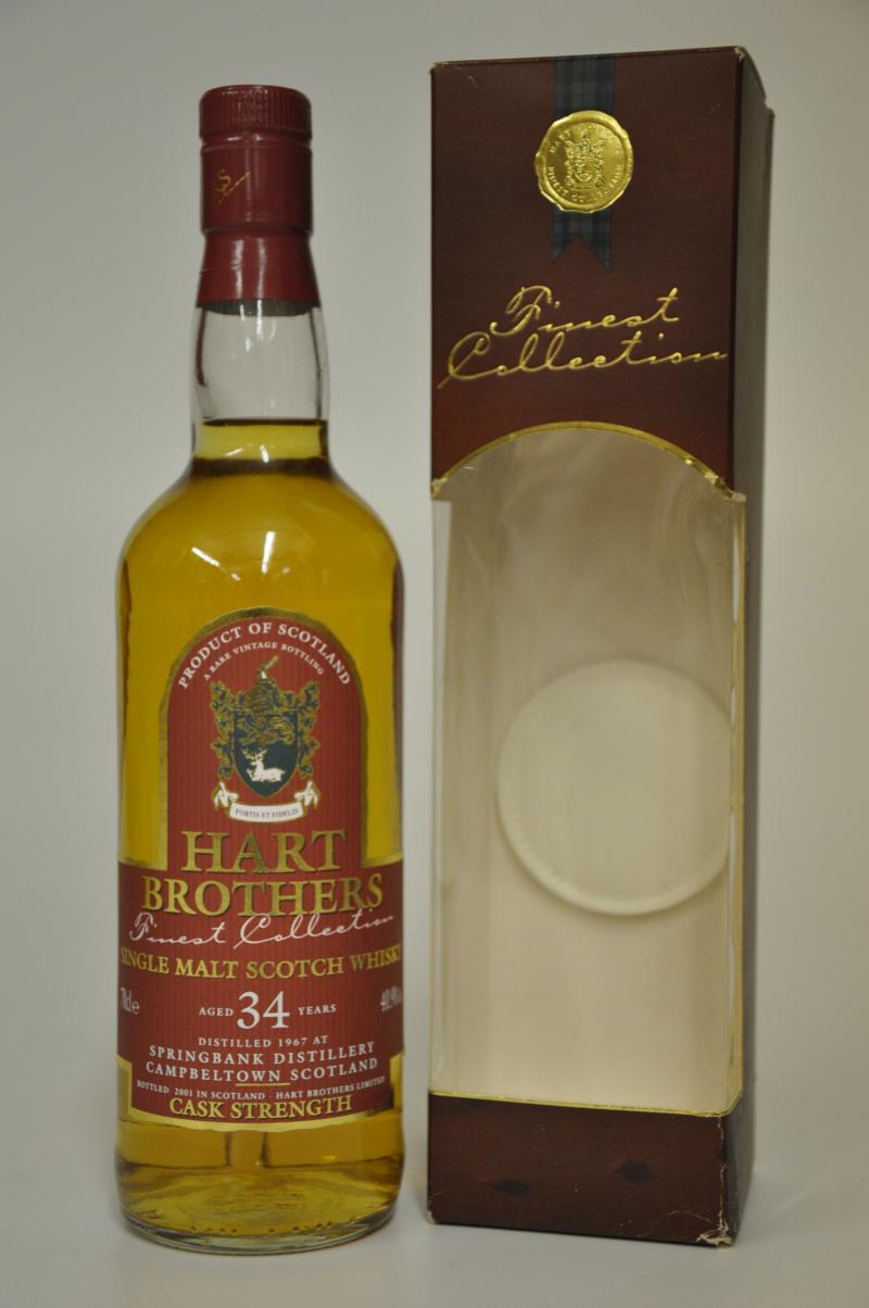 Springbank 1967-2001 - 34 Year Old - Hart Brothers - Finest Collection