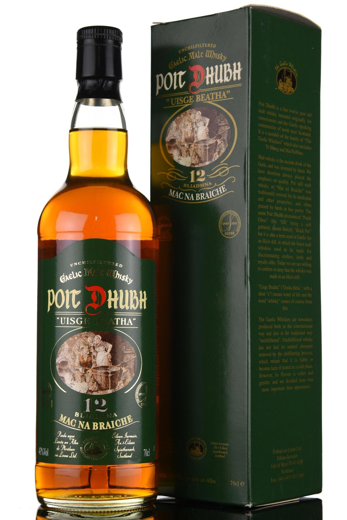 Poit Dhubh 12 Year Old