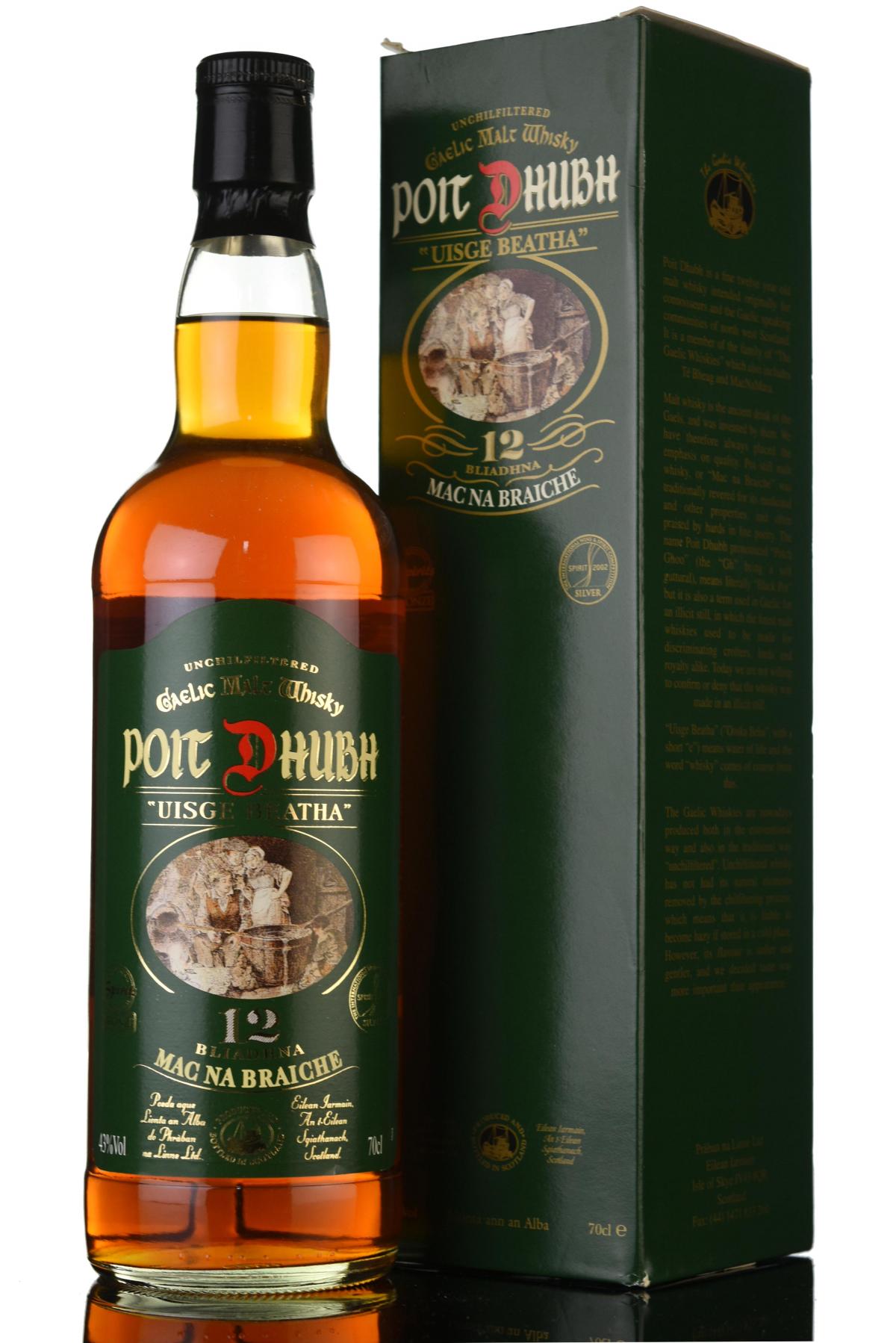 Poit Dhubh 12 Year Old