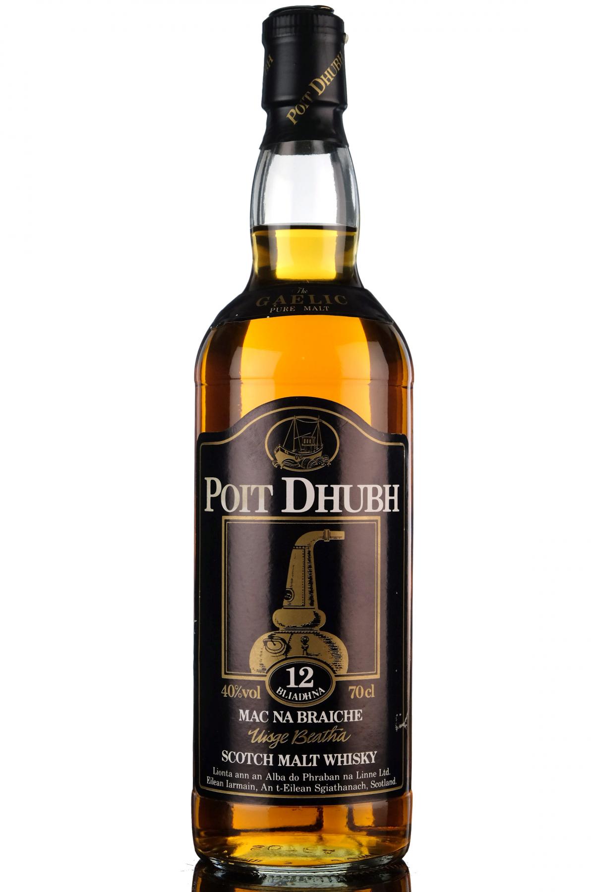 Poit Dhubh 12 Year Old - 1990s