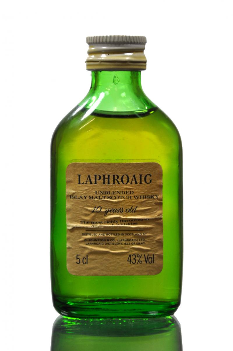 Laphroaig 10 Year Old - Unblended Miniature