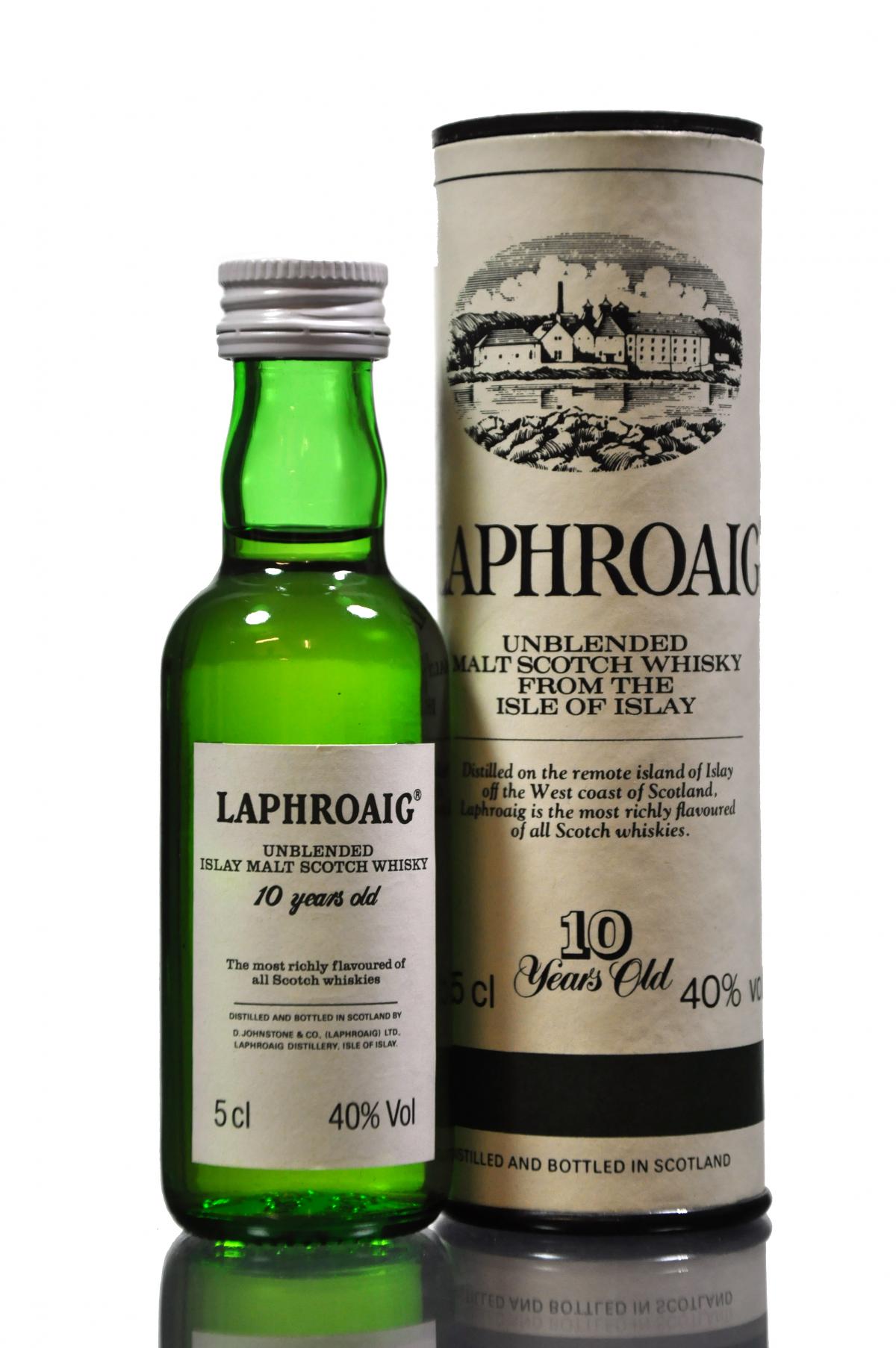 Laphroaig 10 Year Old - Unblended Miniature