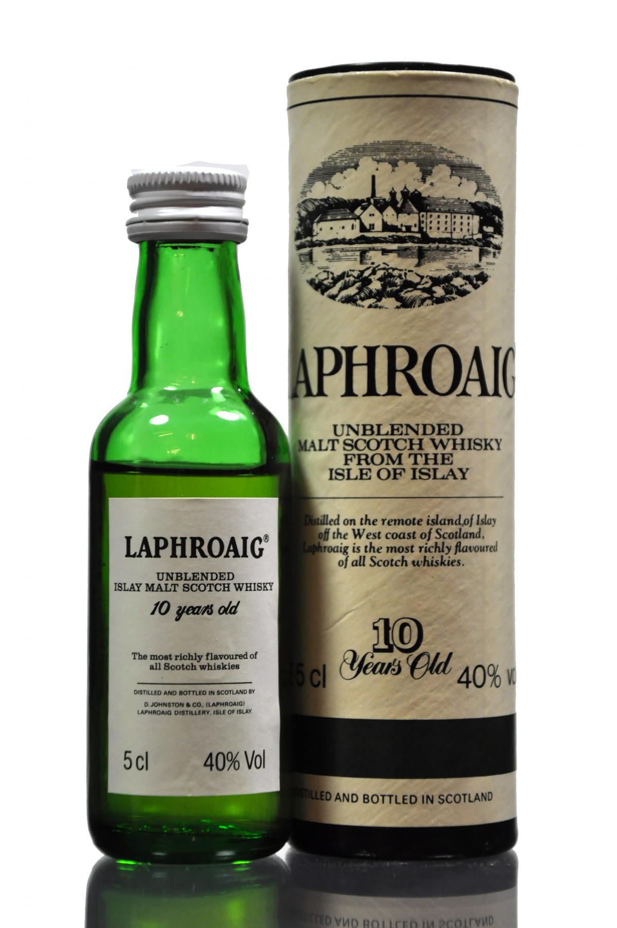 Laphroaig 10 Year Old - Unblended Miniature