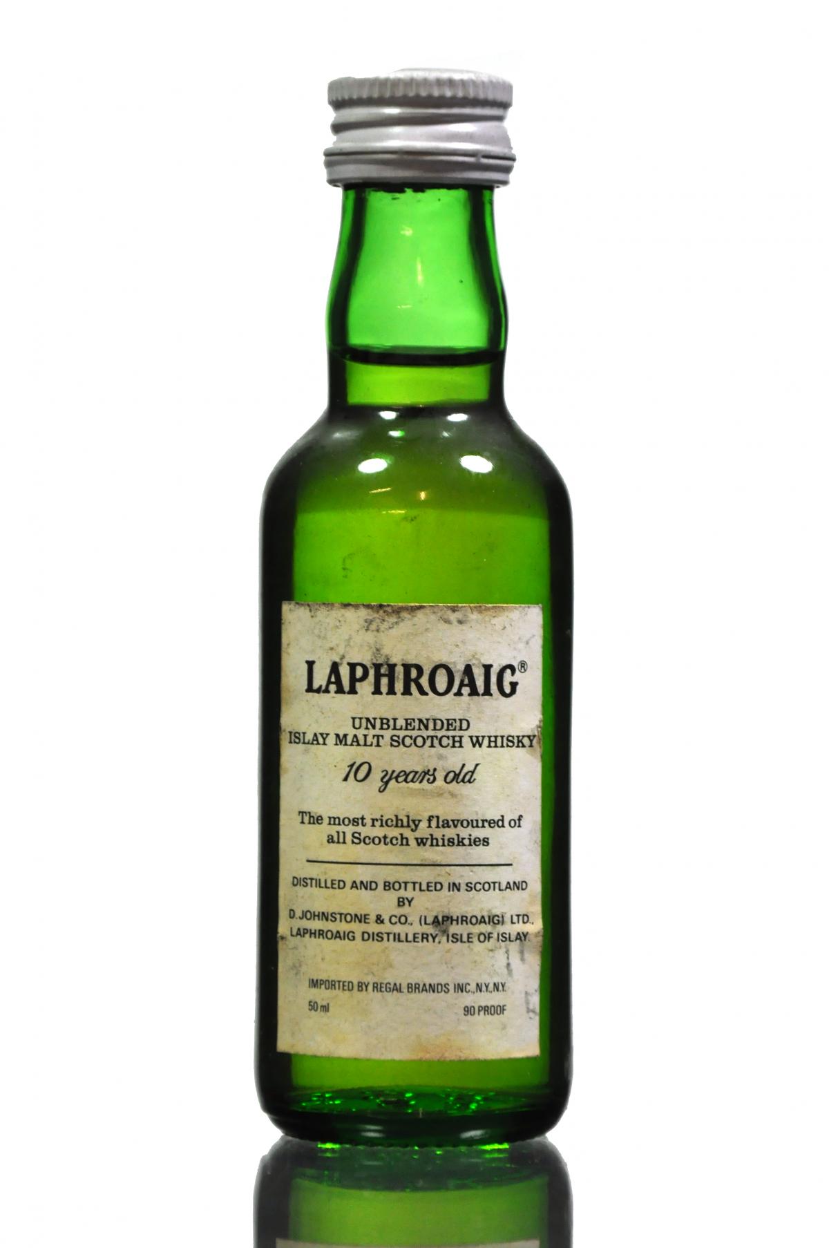 Laphroaig 10 Year Old - Unblended Miniature