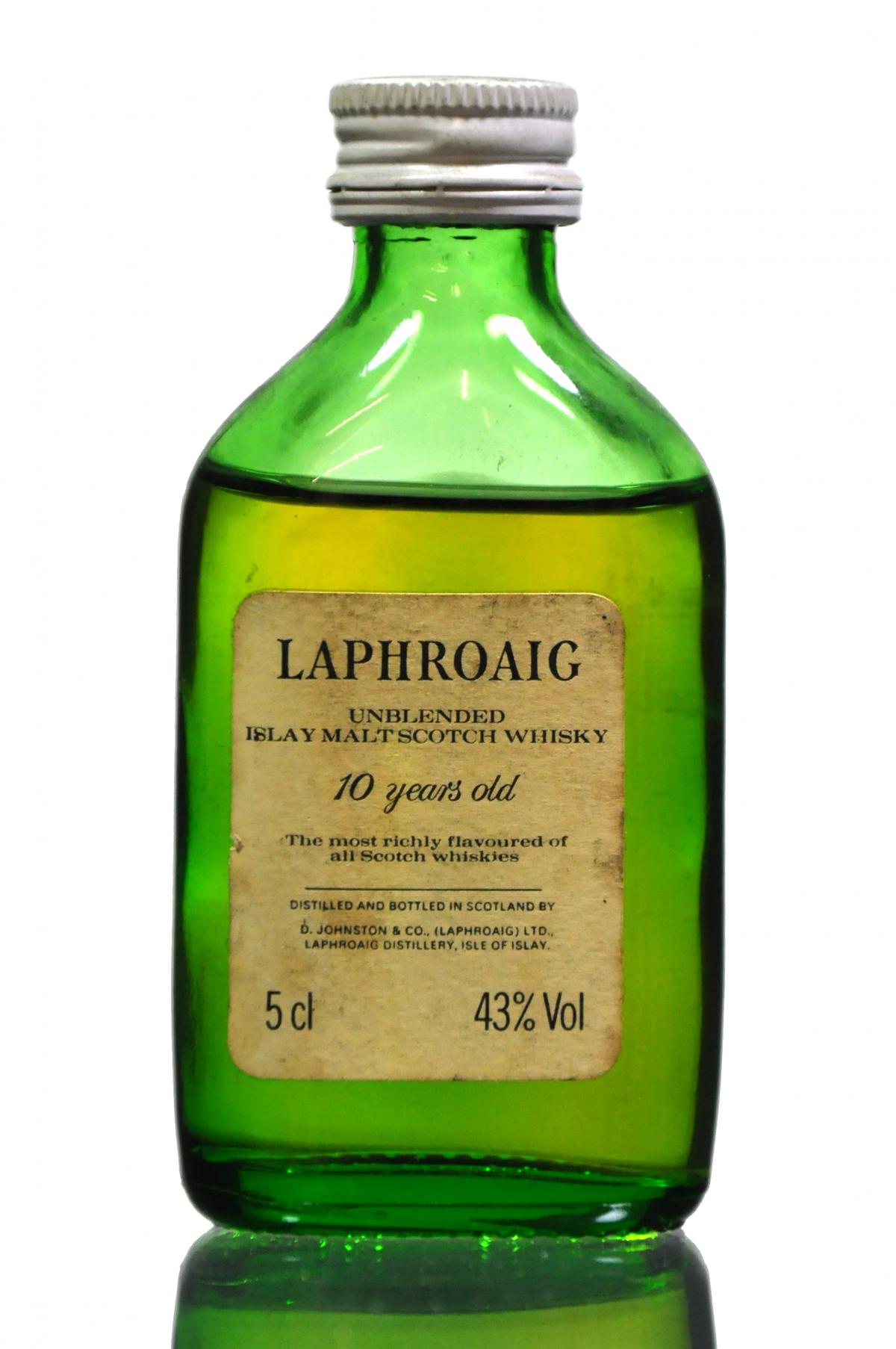 Laphroaig 10 Year Old - Unblended Miniature