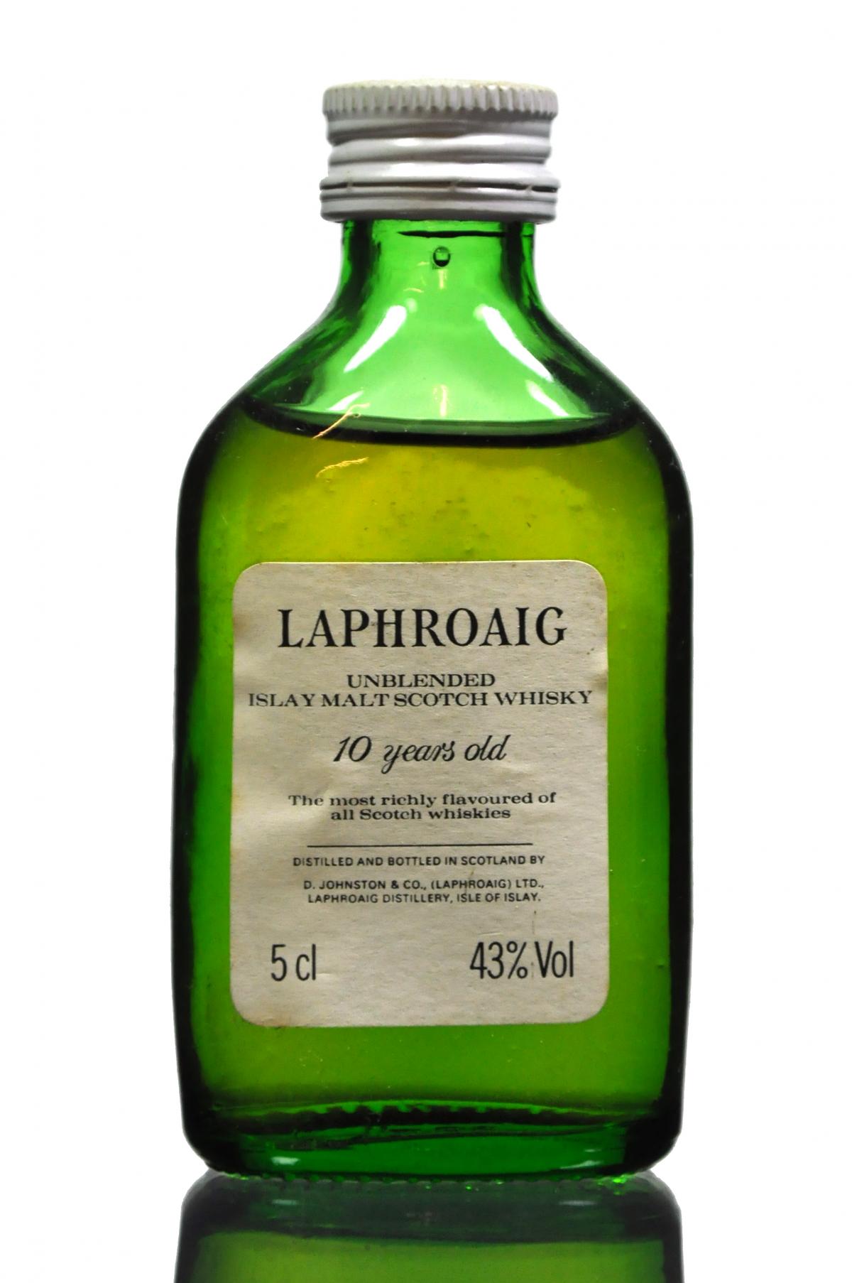 Laphroaig 10 Year Old - Unblended Miniature