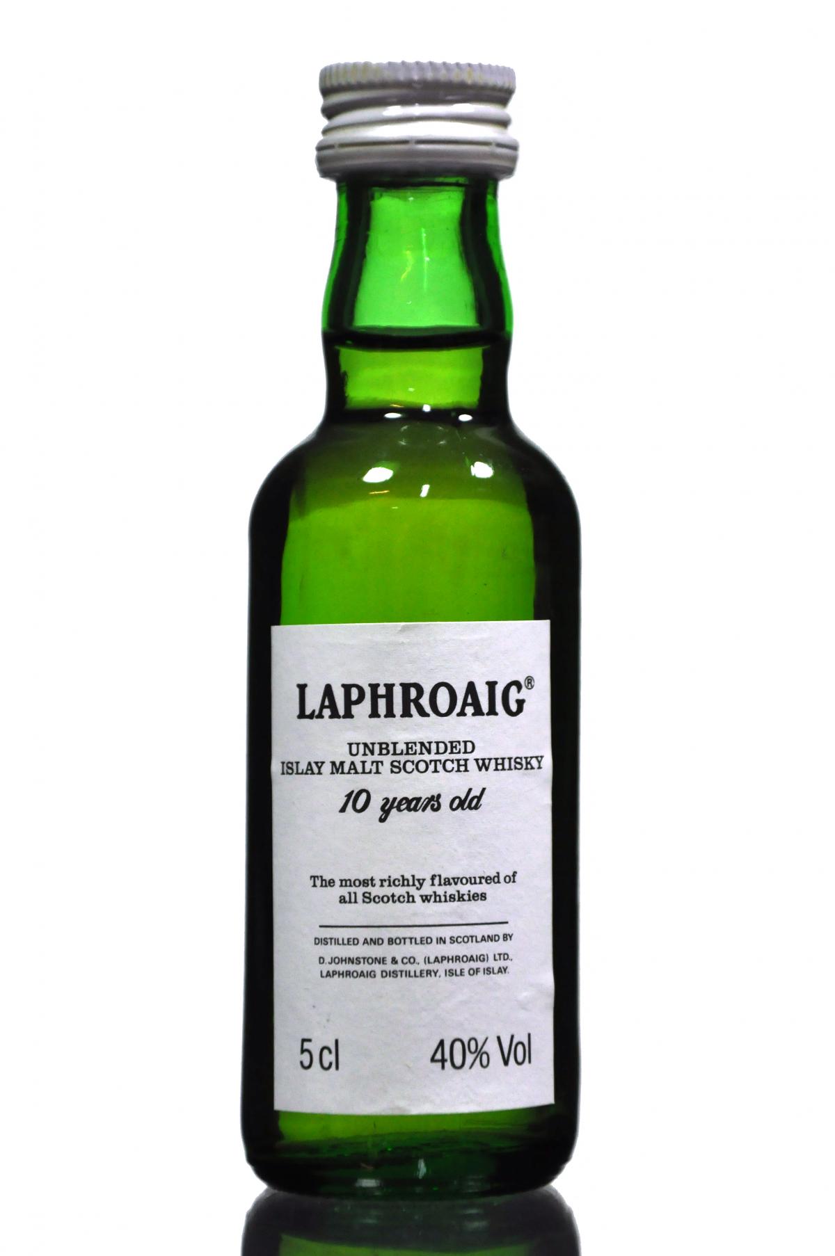 Laphroaig 10 Year Old - Unblended Miniature