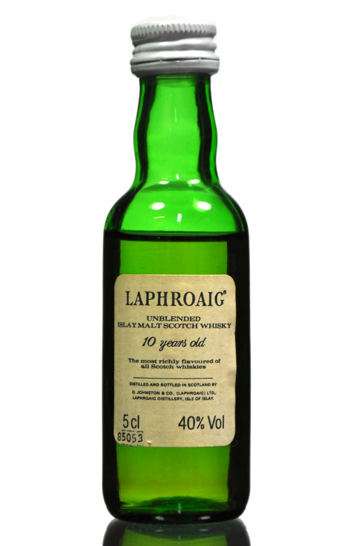 Laphroaig 10 Year Old - Unblended Miniature