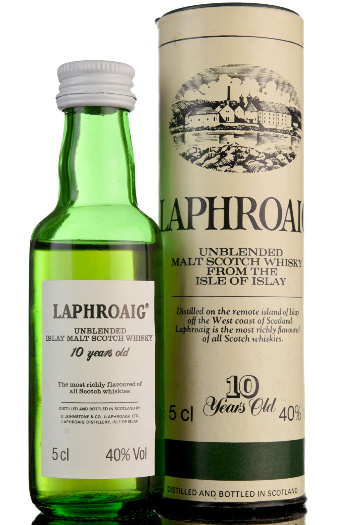 Laphroaig 10 Year Old - Unblended Miniature