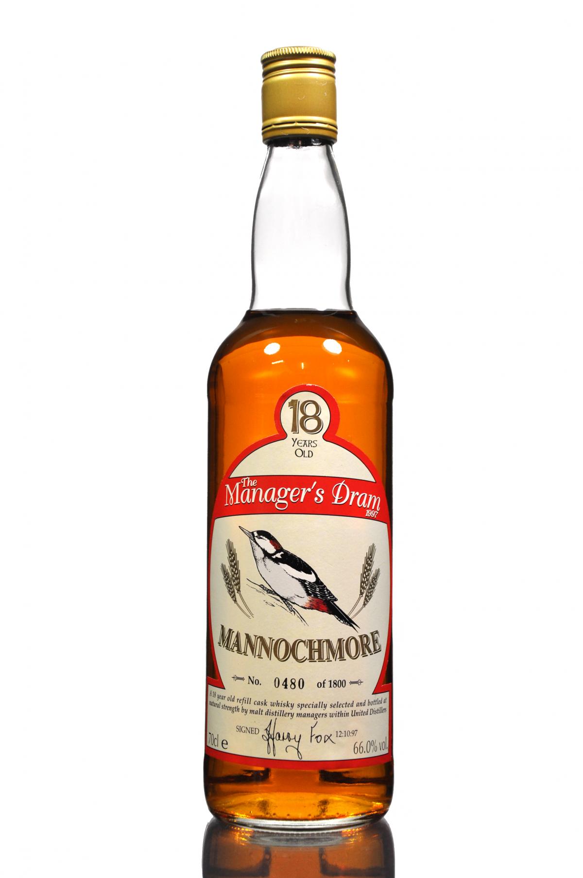 Mannochmore 18 Year Old - Managers Dram 1997