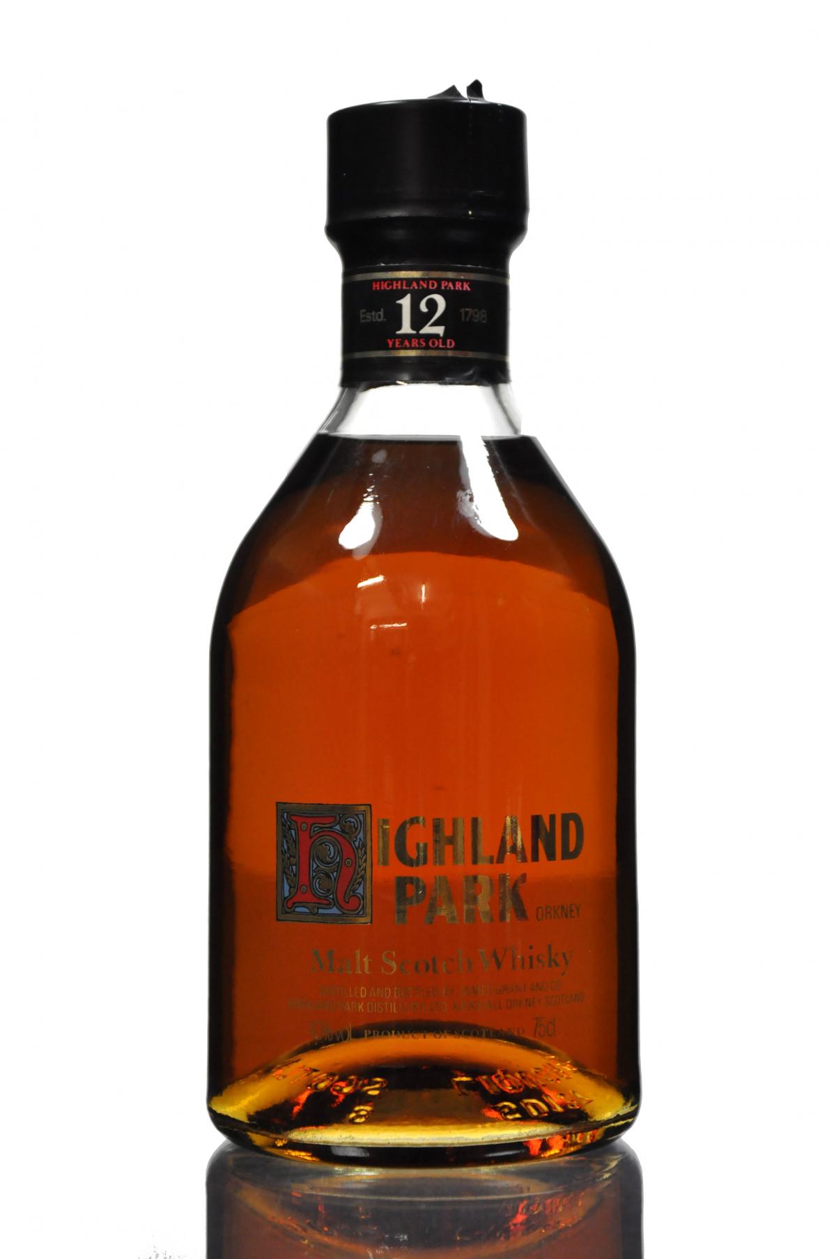 Highland Park 12 Year Old - 1980s