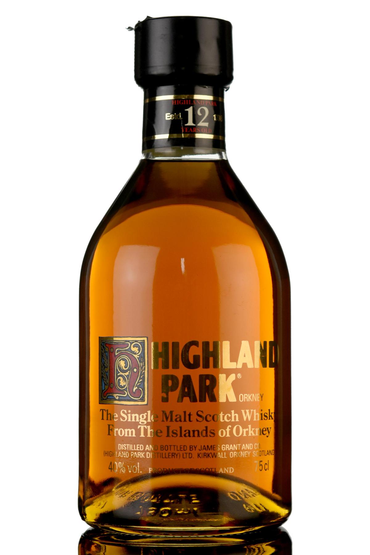 Highland Park 12 Year Old - 1980s