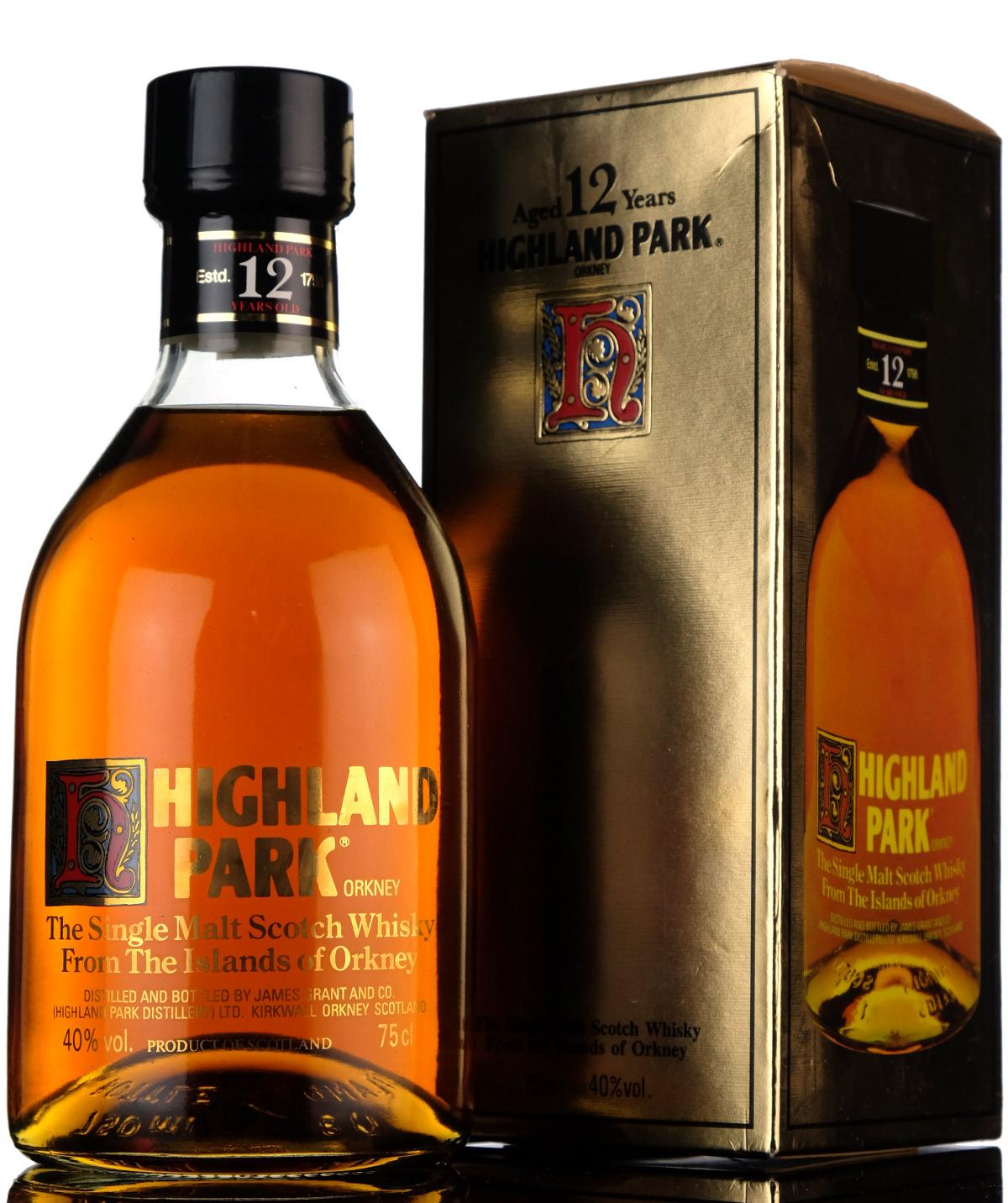 Highland Park 12 Year Old - 1980s