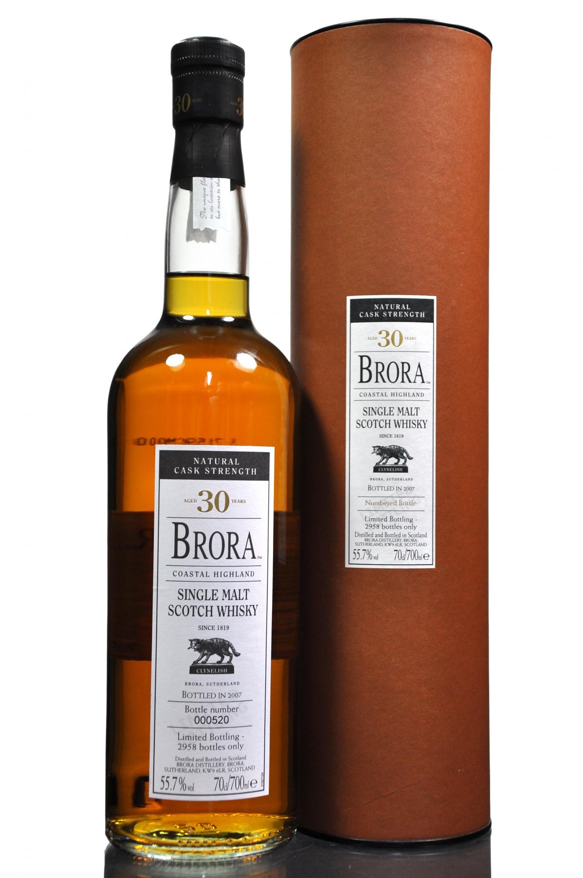 Brora 30 Year Old - Bottled 2007