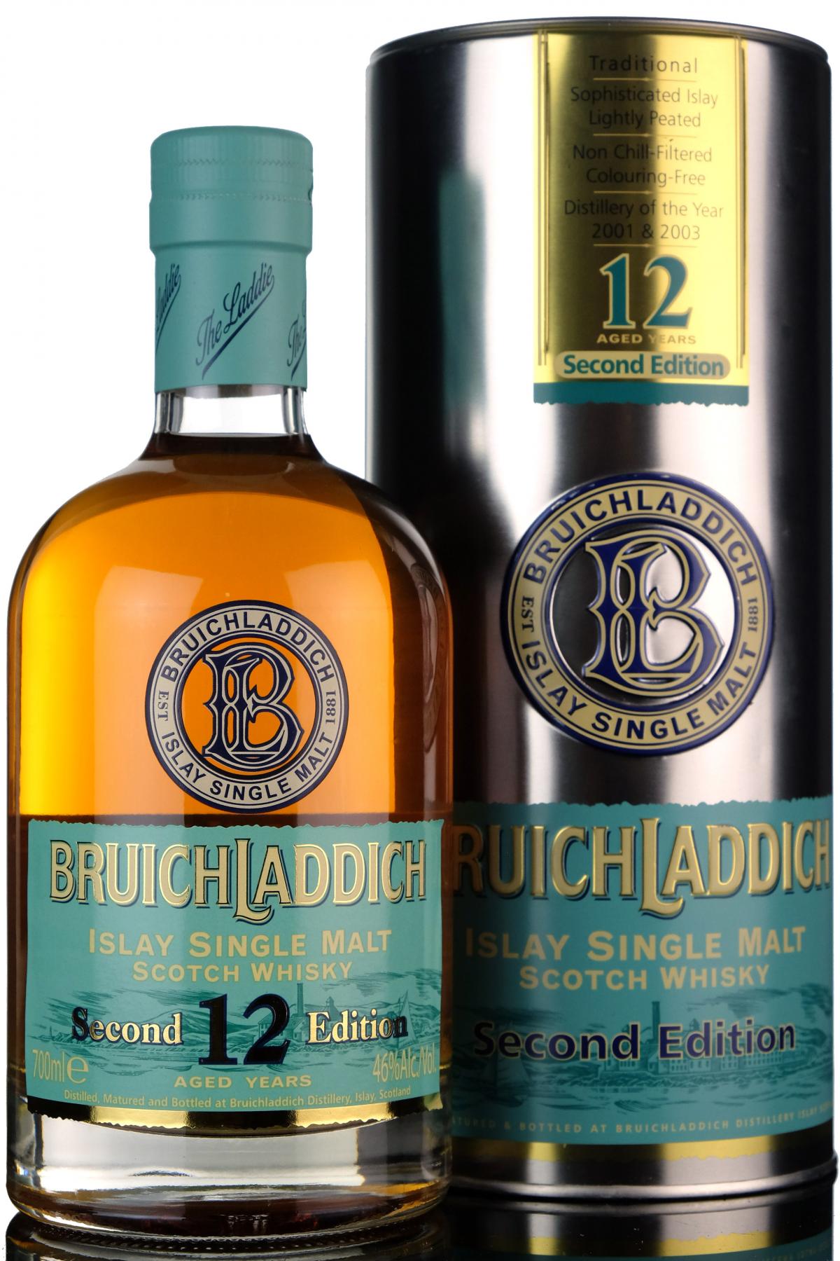 Bruichladdich 12 Year Old - Second Edition