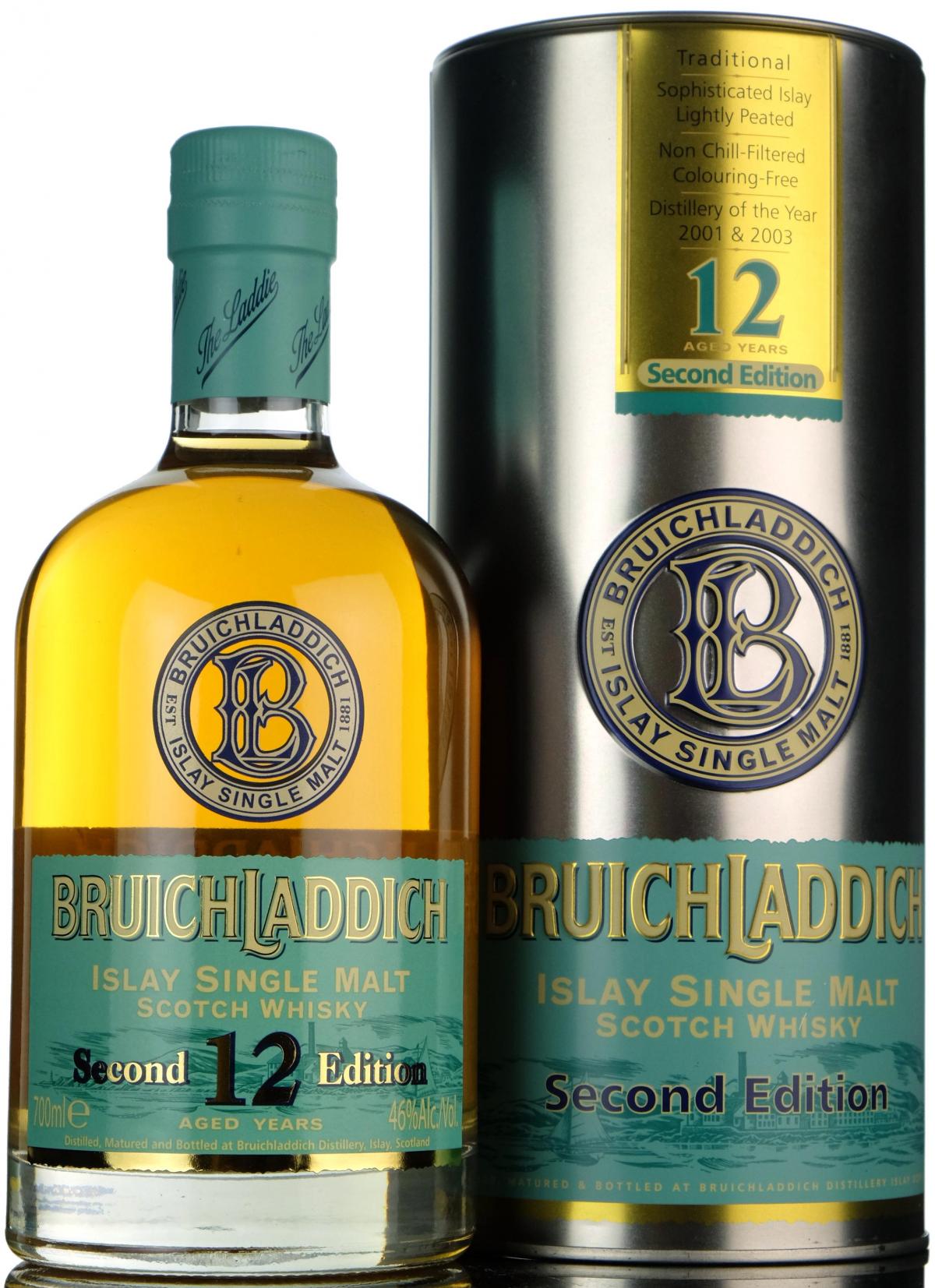 Bruichladdich 12 Year Old - Second Edition