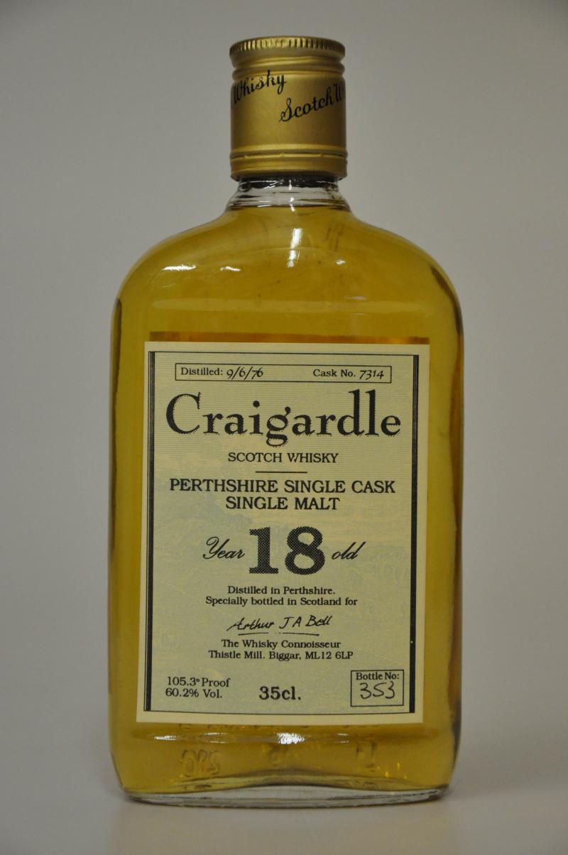 Craigardle (Blair Athol) 1976 - 18 Year Old - Half Bottle