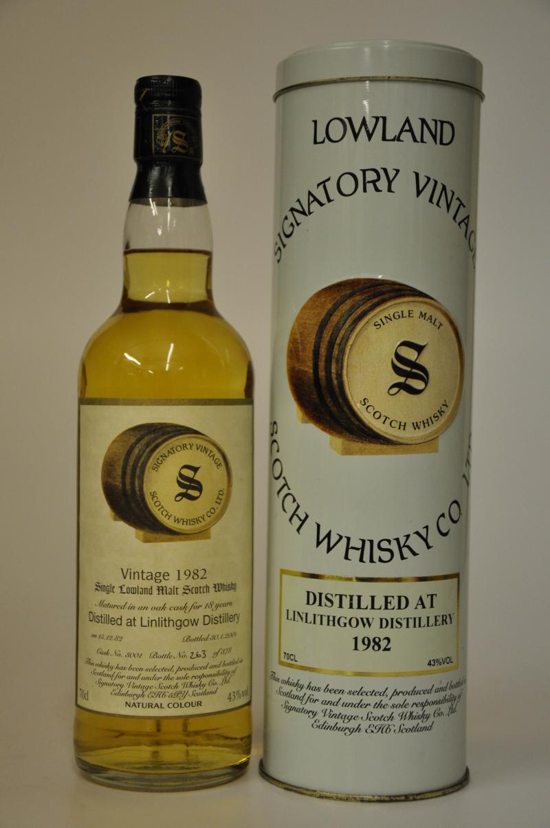 Linlithgow 1982-2001 - 18 Year Old - Signatory Vintage