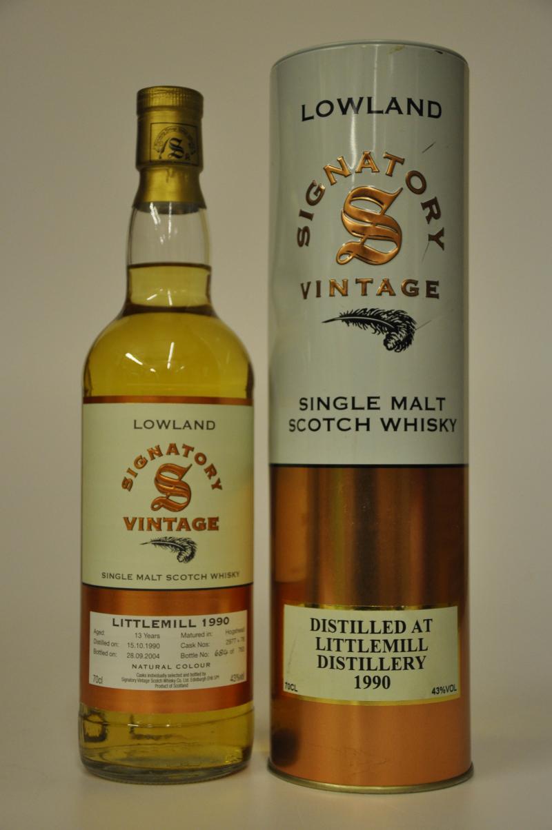 Littlemill 1990-2004 - 13 Year Old - Signatory Vintage