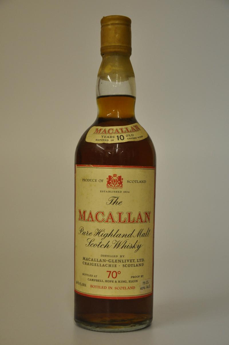 Macallan 10 Year Old - Late 1970s