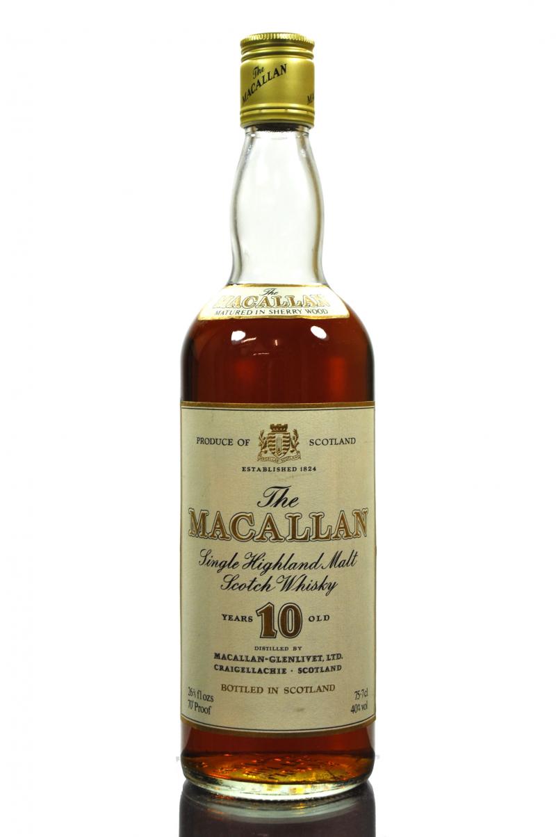 Macallan 10 Year Old - late 1970s