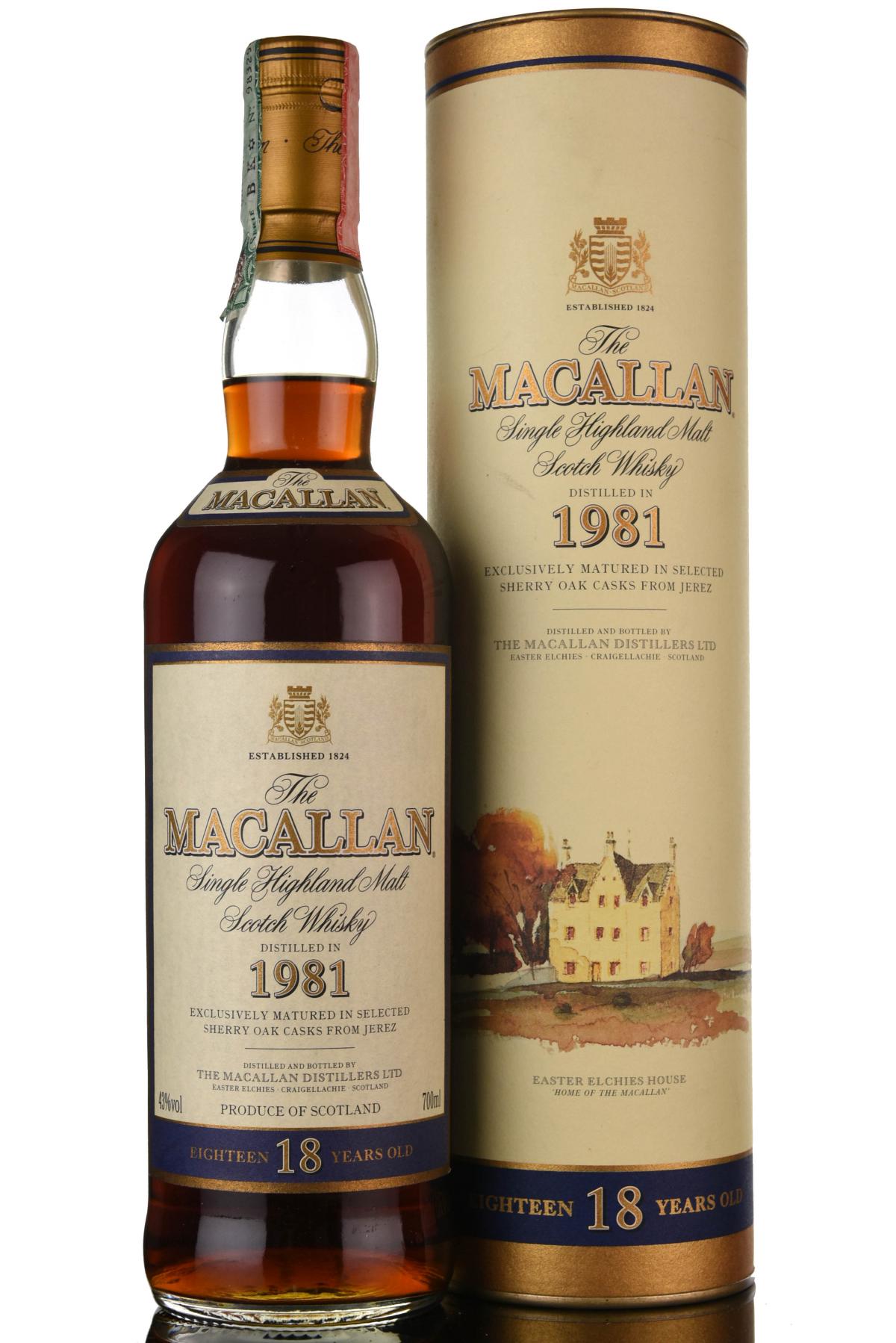 Macallan 1981 - 18 Year Old