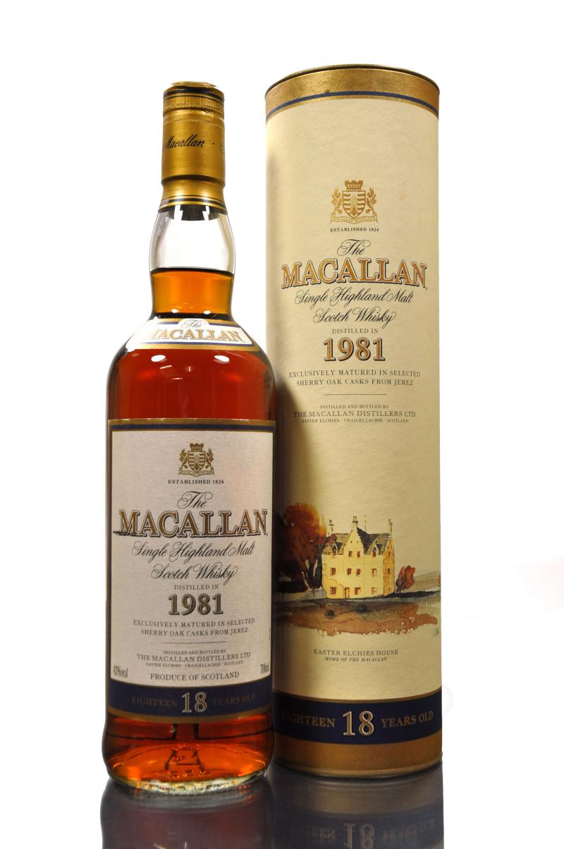 Macallan 1981 - 18 Year Old