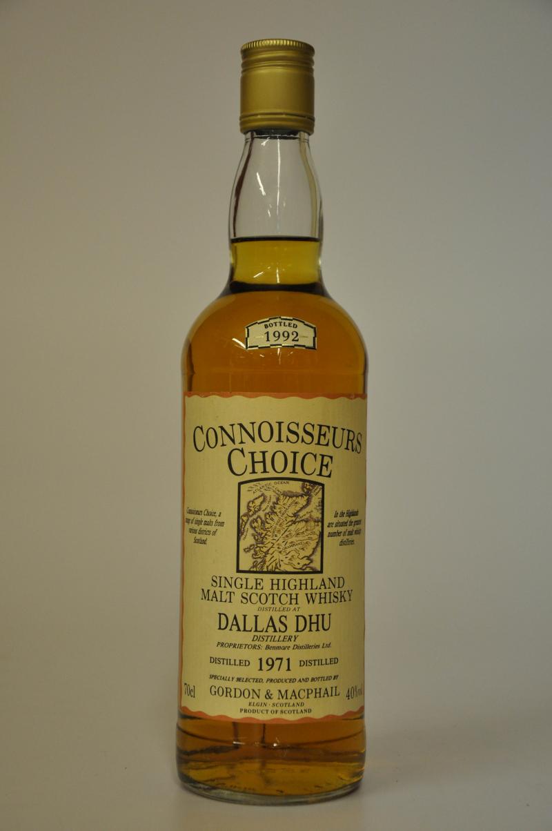 Dallas Dhu 1971-1992 - Connoisseurs Choice