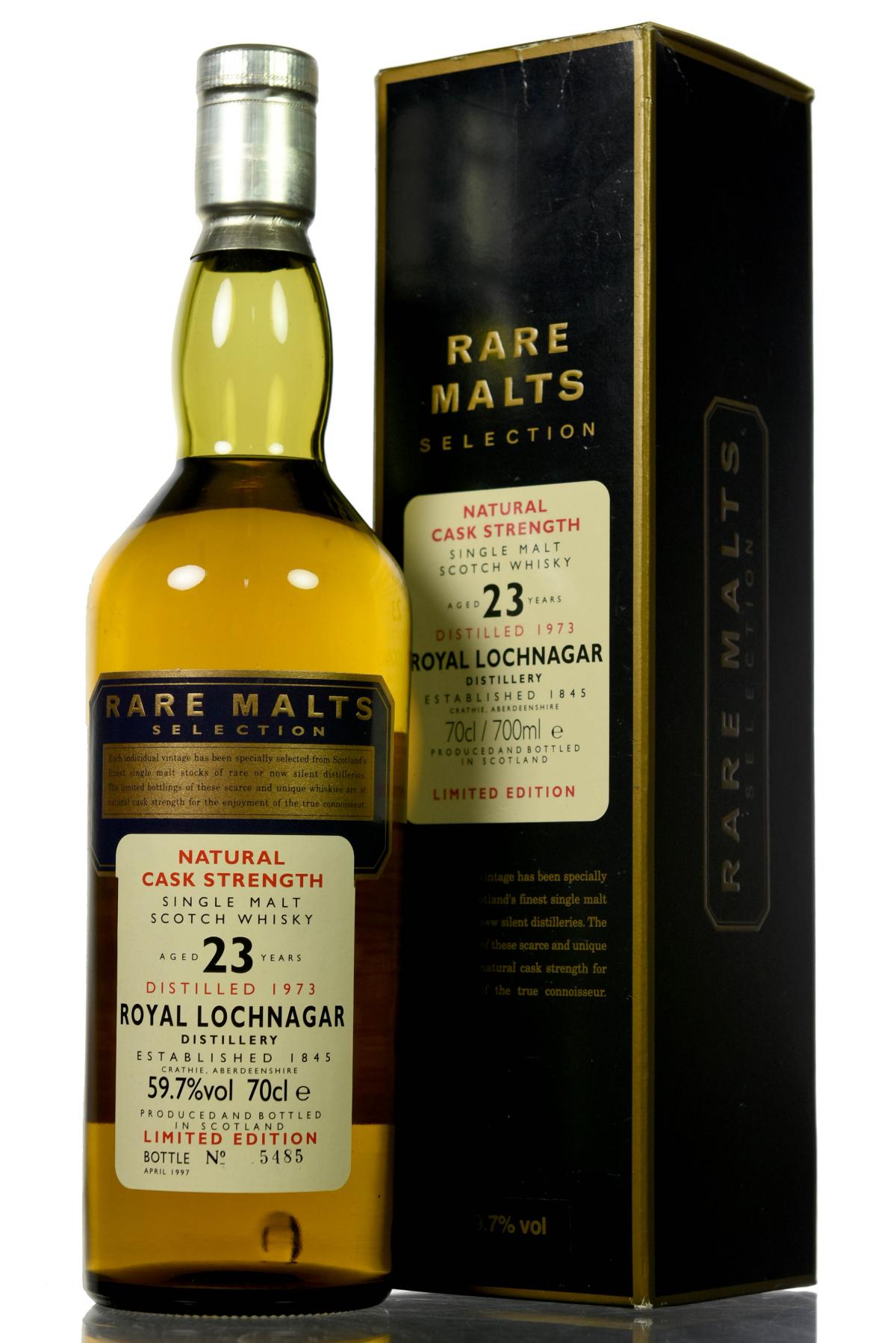 Royal Lochnagar 1973-1997 - 23 Year Old - Rare Malts 59.7%