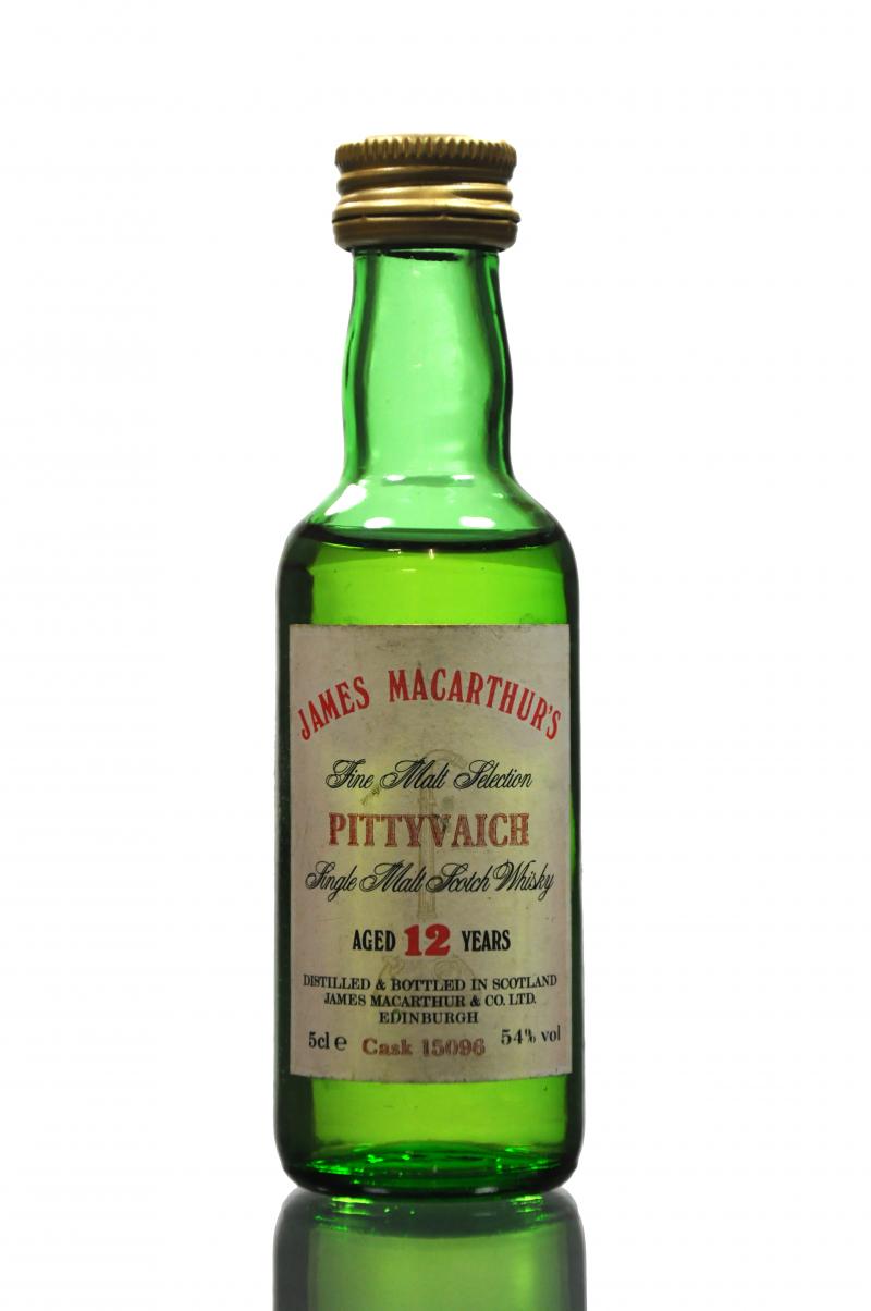 Pittyvaich 12 Year Old - James MacArthur - Fine Malt Selection Miniature